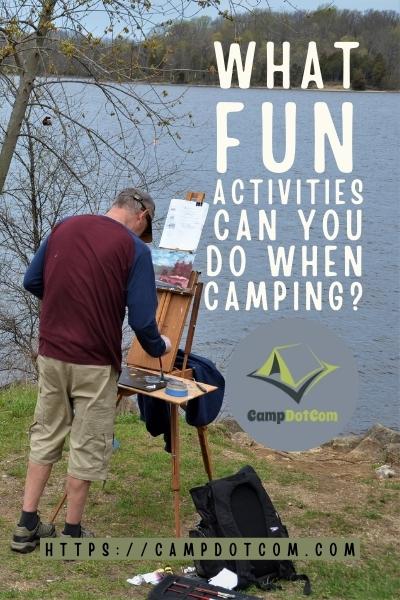 what fun activities can you do when camping