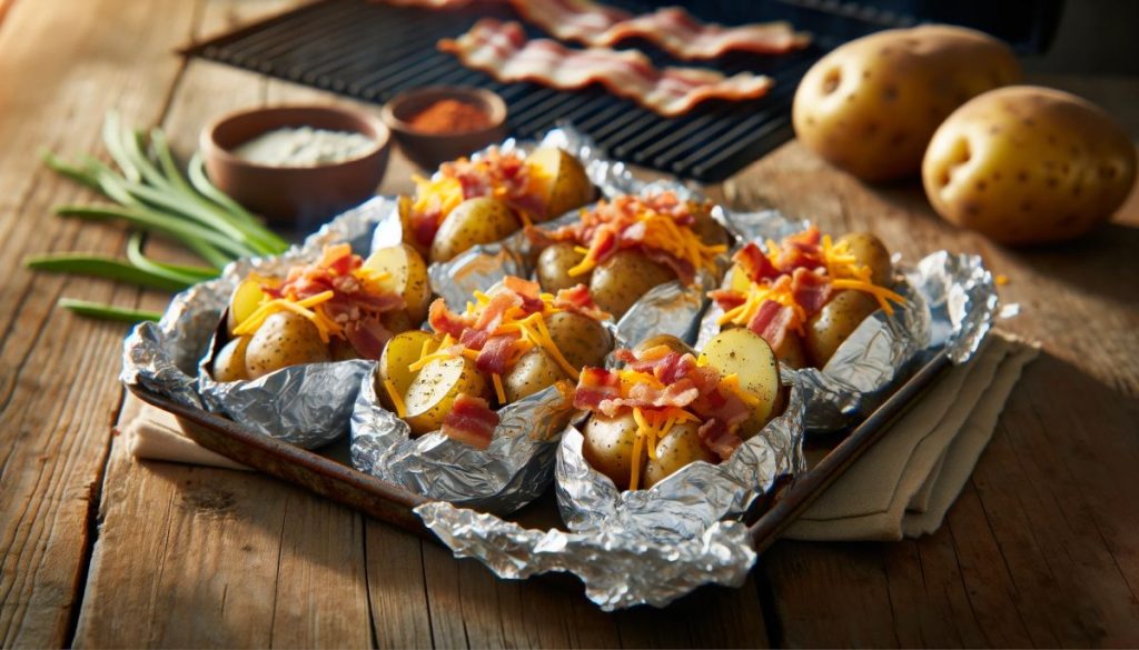 bacon ranch grilled potato packets