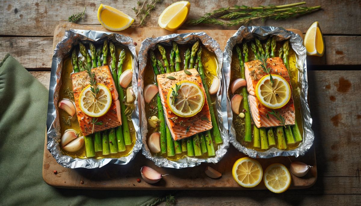 Salmon and Asparagus Foil Packet Recipe | Camping Hacks | The Best