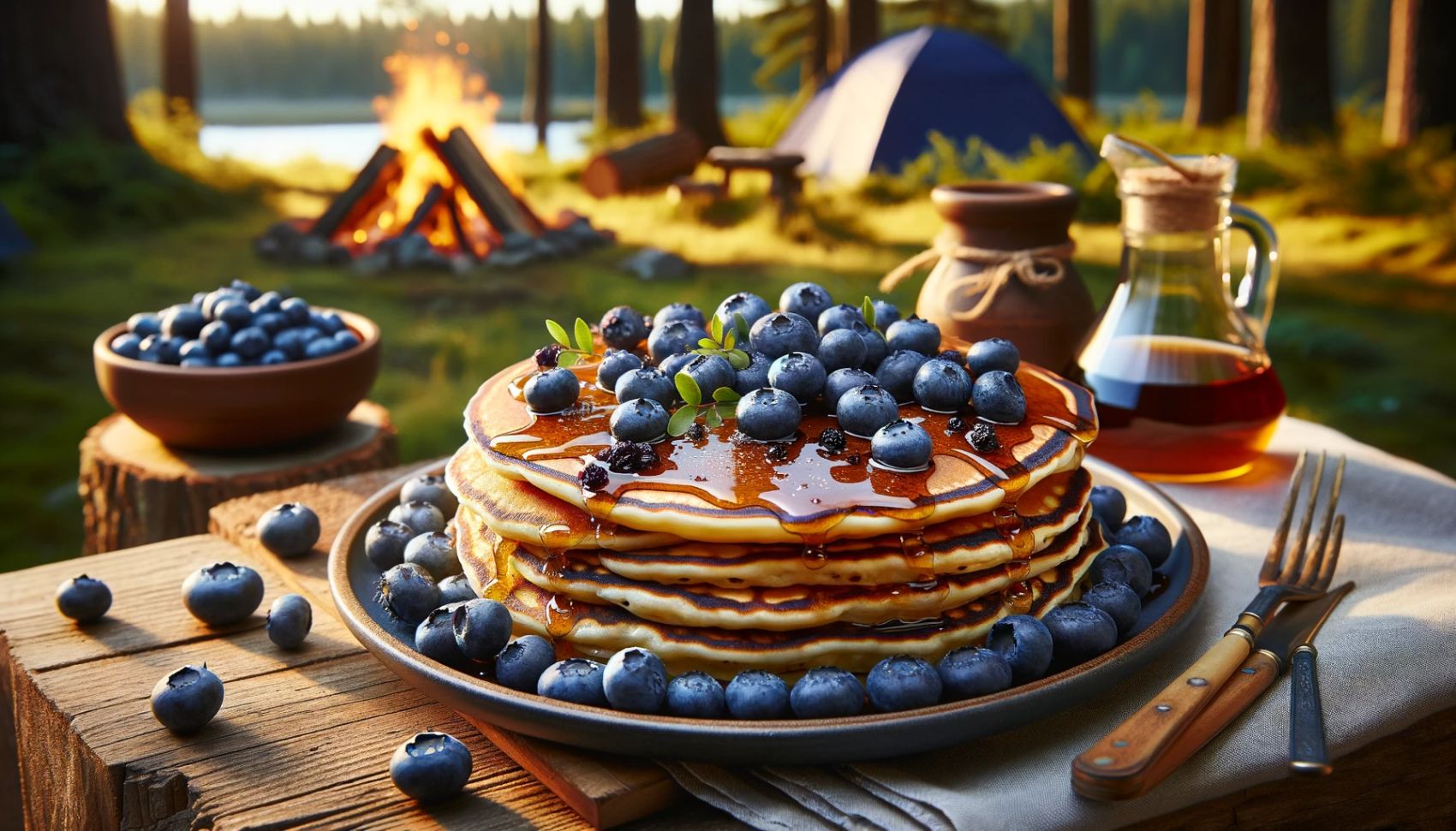 Blueberry Campfire Pancakes Camping Hacks The Best Camping Hacks