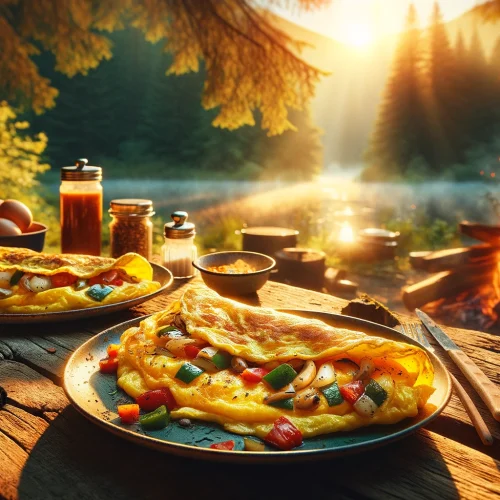 campfire omelette recipe