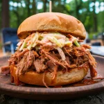 meal prep pulled pork sandwiches