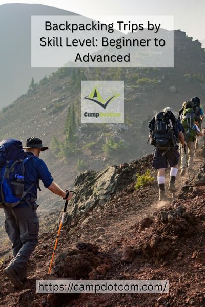 backpacking trips by skill level beginner to advanced