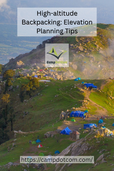 high altitude backpacking elevation planning tips