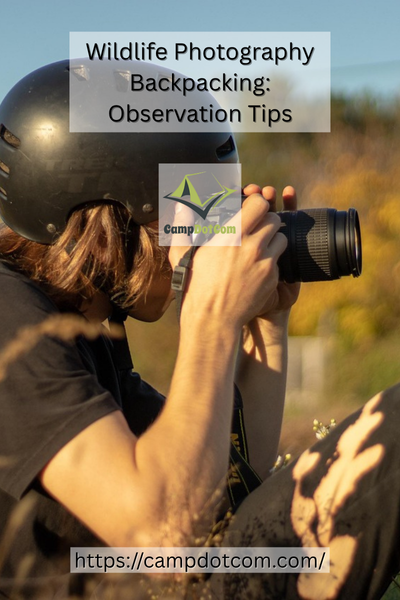 wildlife photography backpacking observation tips