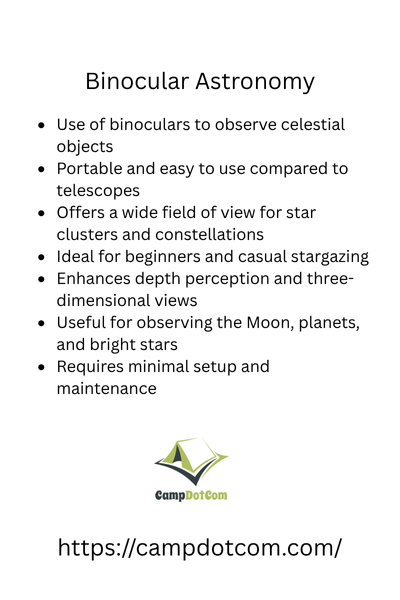 binocular astronomy bullet points