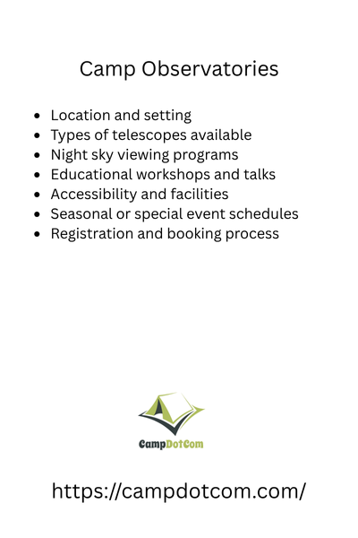 camp observatories