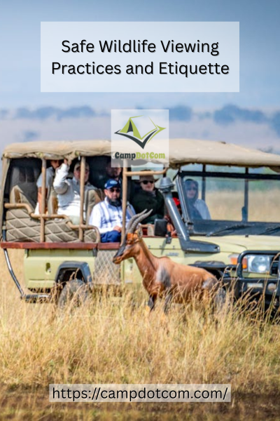 Safe Wildlife Viewing Practices Image